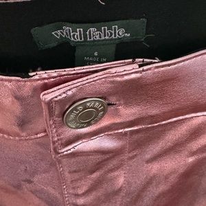 Brand new Wild Fable size 6 metallic pink pants